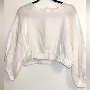 Luxe Boutique | Weekend Top - White | Size: M/L